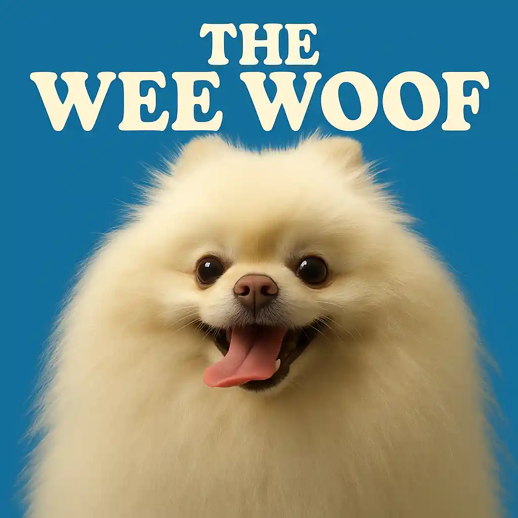 The Wee Woof - A fluffy white dog